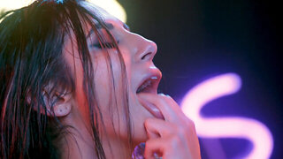 Lesbian love scene with horny Gianna Dior and Izzy Lush