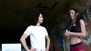 Sexy Sofie Marie fucking her own kinky stepson today