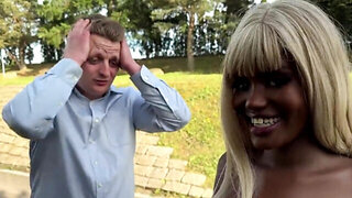 Lexi Luv is going to surrender to his mighty white cock