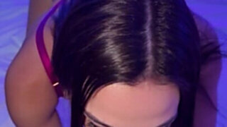 Rissa May masturbates and gives a POV blowjob