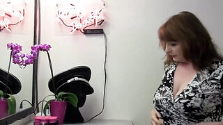 Horny teen is crazy about his GILF housemaid's pussy