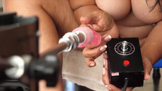 Asian mature tries new fuck machine for surreal solo content