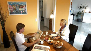 Fairy horny mommy taking care of a meaty penis on cam