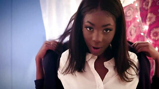 Black couple Tori Montana & Mazee The Goat is having sex