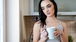 Alice Zaffyre is caught playing with herself by a horny man