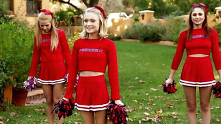 Dakota Skye does lesbian porn with cheerleaders