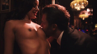 Slender pornstar endures massive cock down the muff in addictive positions