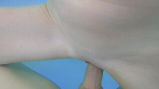 Underwater fucking with a major creampie