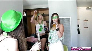 Hot and lovely teens going wild at party