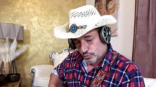 Dazzling brunette is happy to take meaty older dick