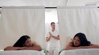 Spa seductress is going to get fucked on all fours