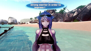 Monster Girl Island Demo - Mako Scene 2 Build Walkthrough (HD)