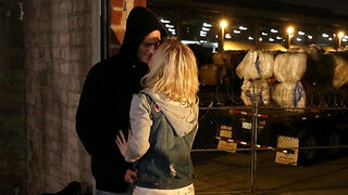 A blonde that loves getting fucked in her pussy is getting what she craves