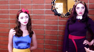 Snow White porn parody with a really good looking gal