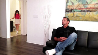 Dani Blu catches her uncle spying on her while masturbating