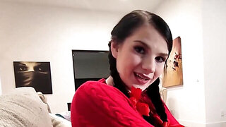 Pale beauty Em Indica is tired of waiting for her prince