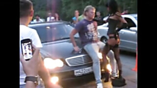 Naughty russian stripper