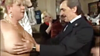 Vintage mature granny PLUMPER group sex all-natural