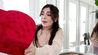 Professional whore Keira Croft rocks her orange bikini