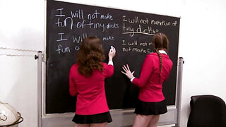 Athena Heart gets gangbanged in a sex ed class