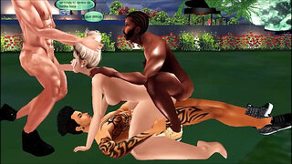 Mandrix Productions - Orgy with MeganBRx - Part II