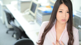 Asian secretary likes to tease and gently play with herself