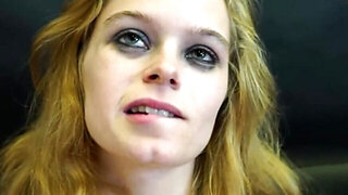 Jamie Litton biting her lip and sucking nasty cock