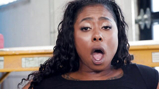 Bubble butt ebony babe and Asian vixen have an intense sapphic seance