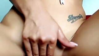 Black-skinned, short-haired girl riding amateur dick in POV