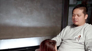 Red hair hottie from Taiwan getting fucked by a poker shark