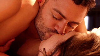 Passionate couple are making love in an HD clip