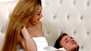 Guy gets unbelievably lucky with two hot bitches