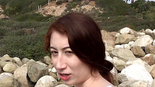 Ava Davis wants to get fucked in a car and outside too