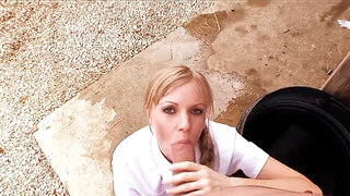 A couple of horny women are having sex in a hay