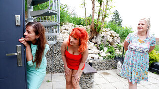 Milfs and grannies show off their oral sex skills to younger guys