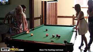 Wild fucking with sexy girls in friend's cottage