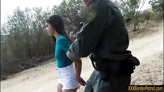 Taylor sucks Border Patrol officer dick