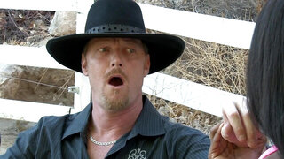 Sara Banks is a crazy black nympho that seduces a farmer for sex