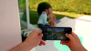 Russian wife gets ass fucked by lover and blackmailer