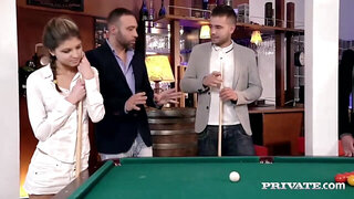 Gina Gerson Gets Private Lesson On How To Gangbang