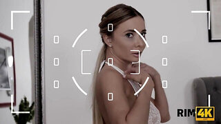 Boy's ass is defenseless before Polina Max's tongue