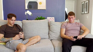 Meeting up with his new FWB and immediately going at it