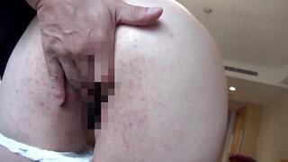 Fat Japanese slut begs to get her cunt fingered and fucked