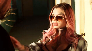 Horny petite inked babe orgasms on cunt licked by handsome dude