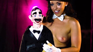 Puppet show turns into wild sex right on the scene