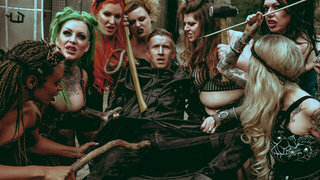 XXX Mad Max parody with one man and multiple thick sluts
