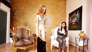Cuckquean experience with a lesbian duo and a straight guy