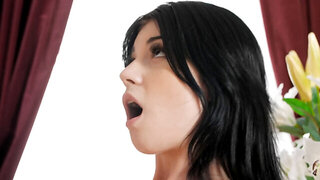 Sexy Brunette In The Dining Room Hard Fuck With Boyfriend