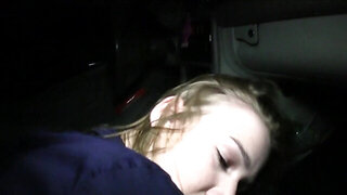 POV outdoor fuck with a public whore who CRAVES sex