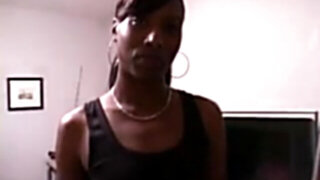 Jaw-Pulling Down small anal invasion ebony wife